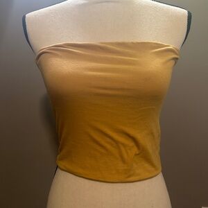 yellow tube top